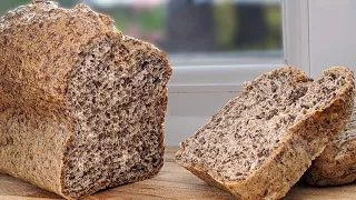 2-ingredient bread: flourless and gluten free! Quick to make and low GI recipe