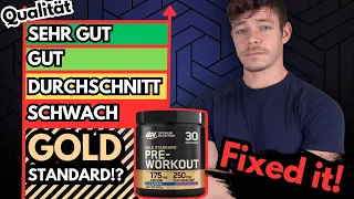 „Der Gold Standard der Pre-Workouts?“ - Gott sei Dank nicht! | Fitness Food Corner