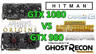 GTX 1080 VS GTX 980 - 1080p /Ultra /2018