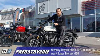 Predstavujeme novinky Royal Enfield 2023 Hunter 350 a nový Super Meteor 650 - motoride.sk