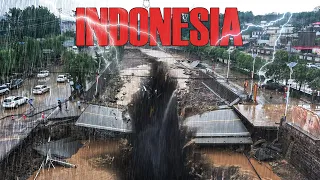 | Indonesia underwater! | Heavy showers and tsunamis! |