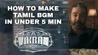 How to make tamil song/bgm in flstudio | Vikram title teaser bgm | Fl studio tamil tutorial | MJ