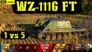 World of Tanks WZ-111G FT Replay - 8 Kills 8.2K DMG(Patch 1.7.0)