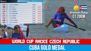 C1 Women 200m Final A | Yarisleidis Duboys CHAMPION World Cup Racice Czech Republic 2022 | WAYkVlogs
