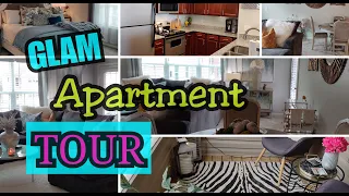 MY SMALL REALISTIC  APARTMENT TOUR || GLAM  APARTMENT TOUR