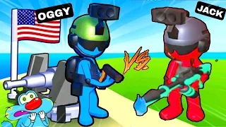 OGGY AND JACK PLAYING FIGHT FOR AMERICA GAME AGAIN