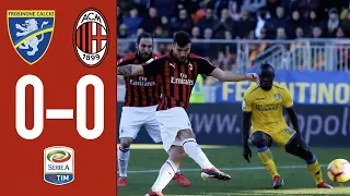 Highlights Frosinone 0-0 AC Milan - Matchday 18 Serie A 2018/19