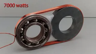 How to Make 7000w Electric with Magnetic Tools