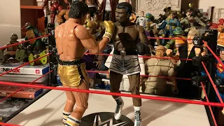 Muhammad Ali VS Rocky Balboa (STOP MOTION FIGHT)