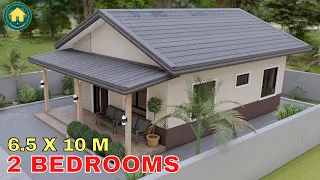 Simple House Design Idea with 2 Bedrooms