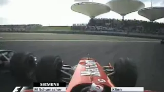 2004 Chinese GP Overtakes