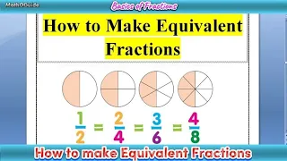 What are Equivalent Fractions | Writing Equivalent Fractions | MathOGuide
