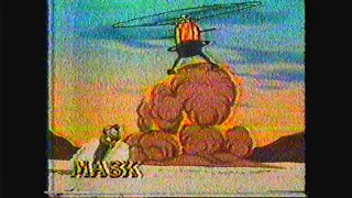 M.A.S.K. Mobile Armored Strike Kommand  "Weekdays at 3:30 on TV29" promo pair from 1985