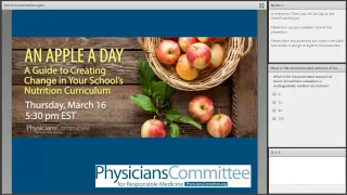 An Apple A Day: A Guide to Creating Change in Your School’s Nutrition Curriculum