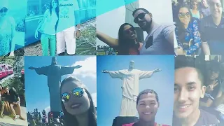 Бразилия, РИО ДЕ Жанейро, статуя Христа Спасителя, гора Корковадо, лестница Селарона самостоятельно