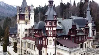 Castillos de Rumanía vistos desde el cielo: Peleș y Bran