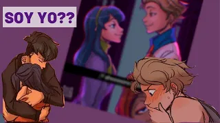 ¿A QUIÉN AMA REALMENTE MARINETTE? | MLB College AU by Beahppy | Miraculous Ladybug Comic Español