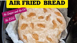 HOW TO MAKE CRUSTY BREAD IN THE AIR FRYER RECIPE // Easy Homemade Bread // Air fried Bread #bread