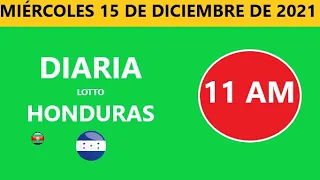 Diaria 11:00 am honduras loto costa rica La Nica hoy miércoles 15 diciembre de 2021 loto tiempos hoy