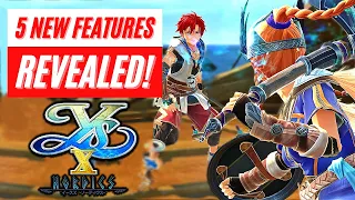 Ys X: Nordics 5 New Features Reveal Gameplay Trailer Nintendo Switch Playstation 5