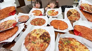 サイコロで出た数だけピザ食べ続けて負けたら全額自腹ww【大食い】