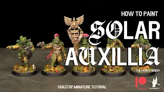 How to Paint: Solar Auxillia Infantry Horus Heresy