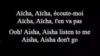 Aicha - Cheb Khaled - French (subs francais -anglais-French-English)