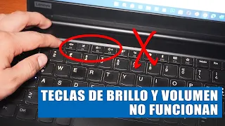 (SOLUCIÓN) Teclas de Brillo y Volumen No Funcionan en mi Laptop / PC WINDOWS