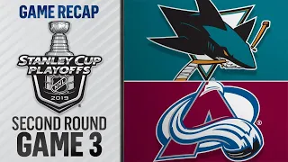 Couture's hat trick propels Sharks to Game 3 victory