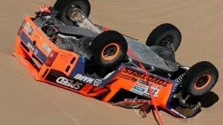 ACCIDENTE DE ROBBY GORDON DAKAR 2013 - Reacondicionamiento de su Hummer- PISCO NAZCA