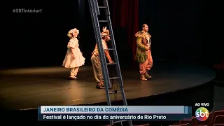 Festival de comédia é lançado no dia do aniversário de Rio Preto