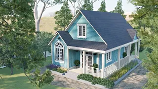 20x30ft (6.5 x 10m) A Small Home Full of Emotion: You'll be Surprised by its Adorable & Elegant