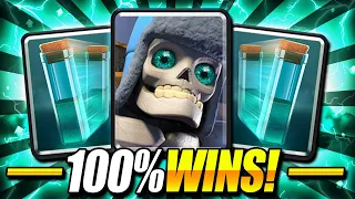 THIS IS LIKE CHEATING!! UNDEFEATED ZERO SKILL DECK IS TAKING OVER!! - Clash Royale Best Deck