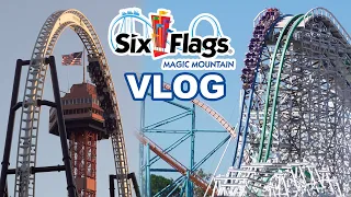 Our Battle with Twisted Colossus & The Many Closed Rides of Six Flags Magic Mountain | Vlog