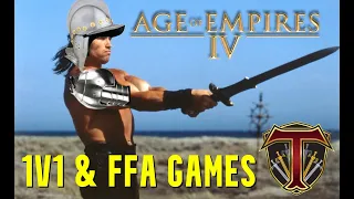 Conqueror 1v1 Games & The Dreaded FFA! Age of Empires 4 Multiplayer