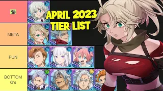 The Best Heroes Tier List (APRIL 2023)! Seven Deadly Sins: Grand Cross