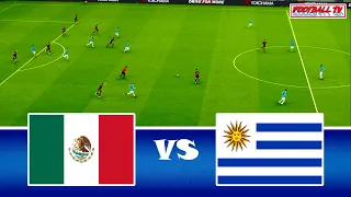 MEXICO vs URUGUAY - International Friendly 2024 | Full Match All Goals | eFootball PES Gameplay