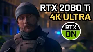 Modern Warfare 4K Ultra Benchmark w/Ray Tracing