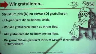 Deutsch lernen A1 Wir gratulieren