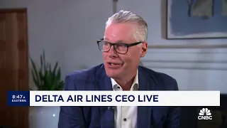 Delta Air Lines CEO Ed Bastian on Amex partnership, business travel and 2024 outlook