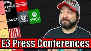 E3 2019 Press Conferences HYPE - Tier List  | 8-Bit Eric | 8-Bit Eric