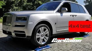 Rolls Royce Cullinan 4x4 test on rollers - CarCaine