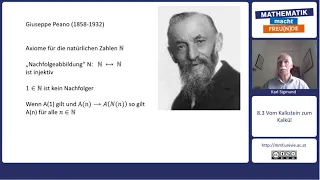 Mathematik trifft Philosophie - 1, 2, 3, ... Unendlichkeit - Vom Kalkstein zum Kalkül (8.3)