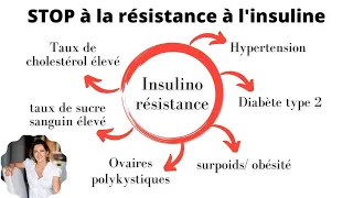 Comprendre et vaincre la RESISTANCE à l'INSULINE (insulino-résistance) / 5 astuces