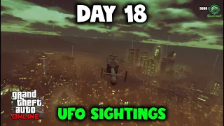 Day 18 - UFO Sightings Same Locations 13 - 26 | GTA Online Help Guide