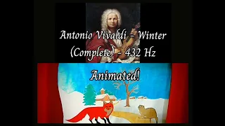 Vivaldi - Winter (432Hz) - Animated