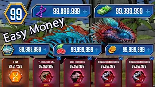 🦖 Jurassic World: Unlimited Coins, Cash, Food, S-DNA, and More! Easy  Trick! 🌟