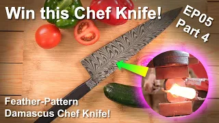 Fitting a Hidden Tang Handle on Chef Knife EP05 Part 4