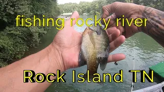 fishing rocky river in rock island Tennessee