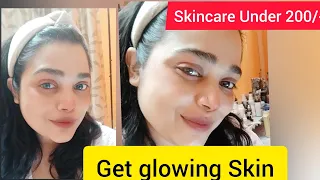SUMMER Skincare Routine || Glowing Clear Skin || Alps Goodness|| Under 200/- #summer #shorts